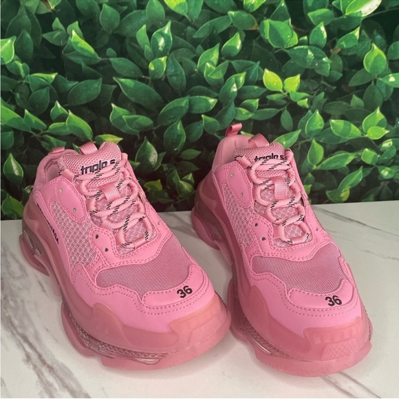 BALENCIAGA SHOES 100% AUTHENTIC BALENCIAGA SNEAKERS BALENCIAGA TRIPLE S … - Picture 12 of 15